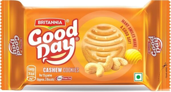 Gooday cashew 200gm Mrp40(6 pc)