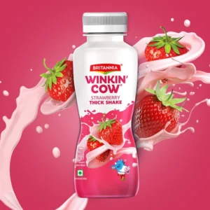 Winkin’ Cow Strawberry Thick Shake