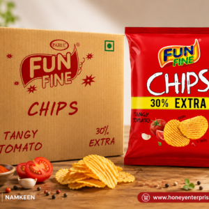 FUN FINE POTATO CHIPS TANGY TOMATO NAMKEEN