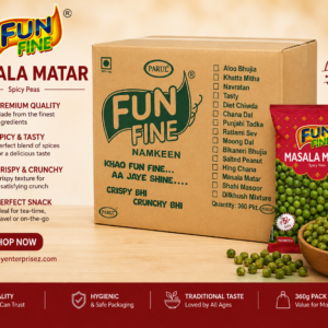 FUN FINE MASALA MATAR NAMKEEN (360 PCS)