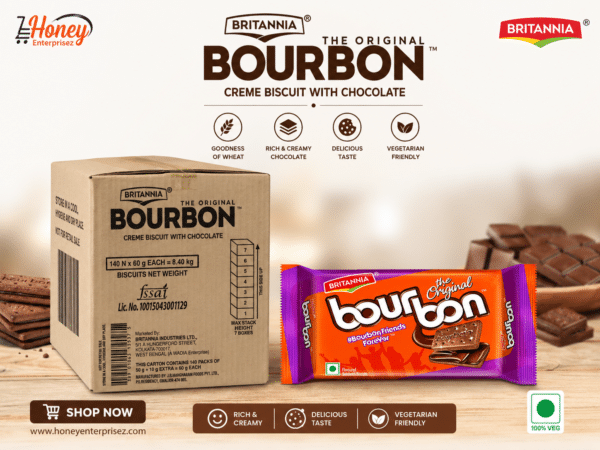 BOURBON 50+10G 140PK MRP 10