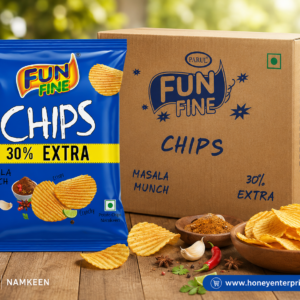 FUN FINE POTATO CHIPS SPICY MASALA NAMKEEN