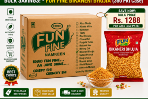 Parul Fun Fine Bikaneri Bhujia (Bulk Pack - 360 Pkts Case)