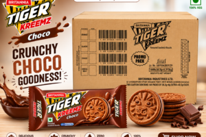 Tiger Kreemz Choco Sandwich Biscuits (Bulk Pack - 144 Packs) Mrp 5 Rs.